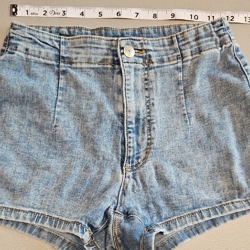 Wild Fable Blue Jean Shorts Distressed - Picture 4 of 7